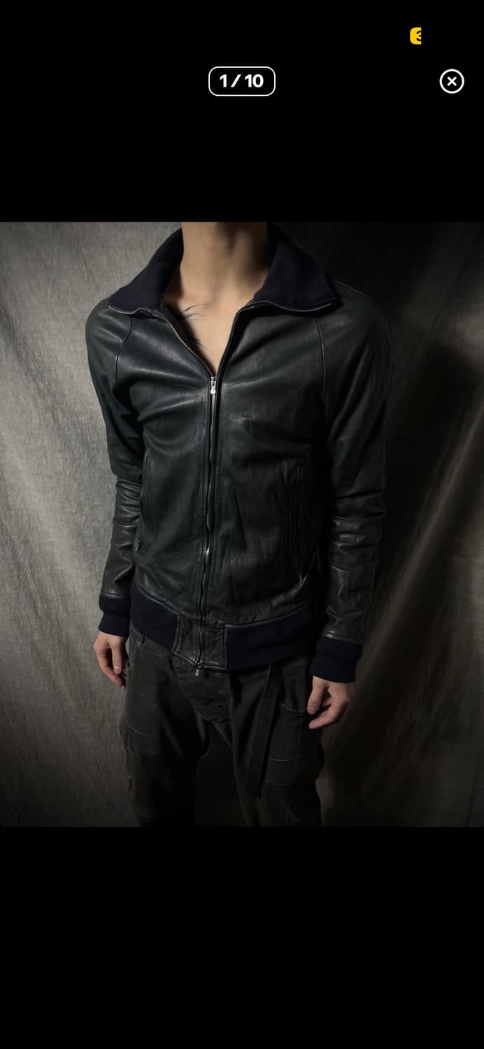 The Viridi-Anne Leather Jacket 상품이미지1