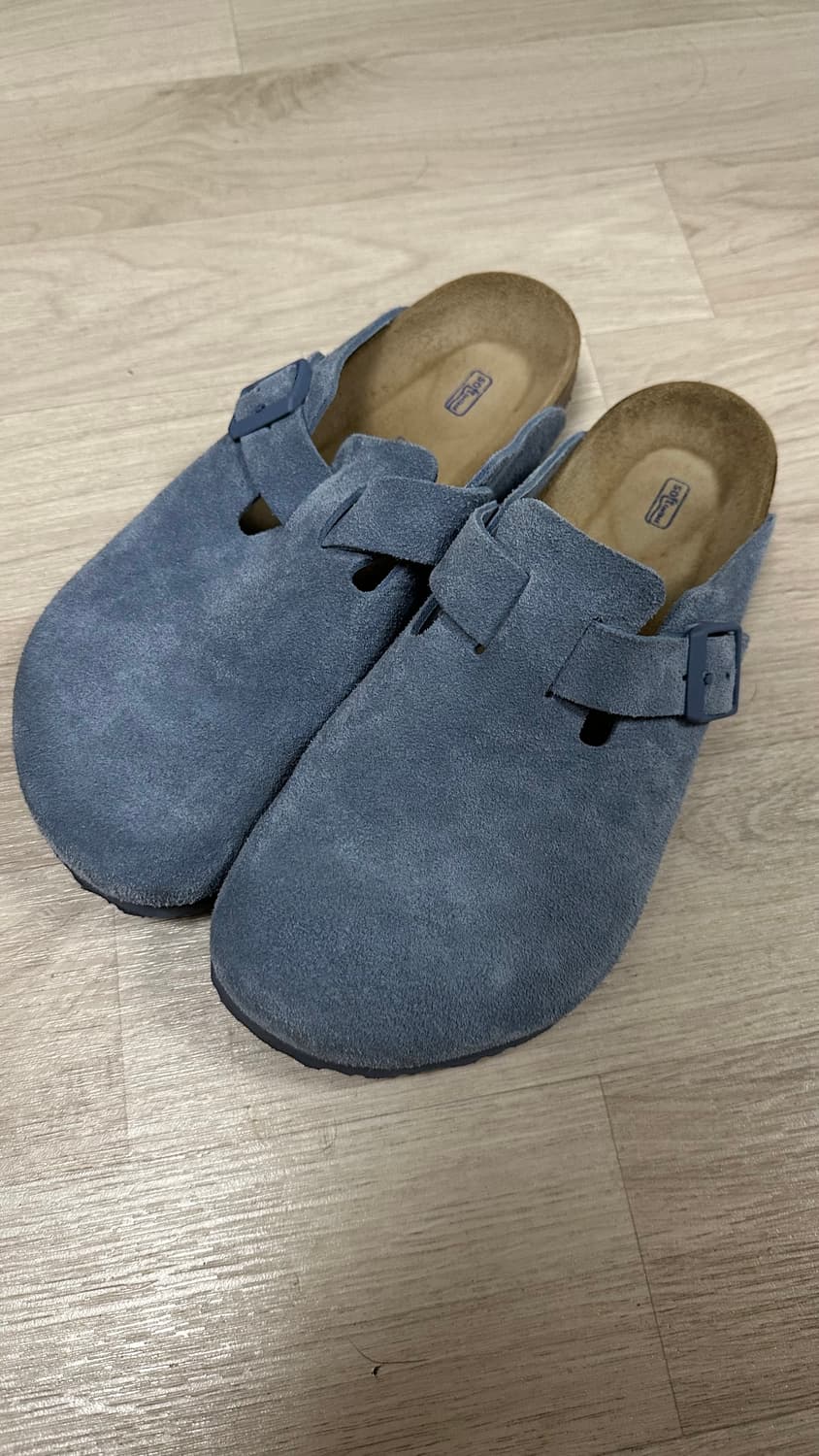 (270 / 42size) 버켄스탁 보스턴 엘리멘탈 블루 상품이미지1