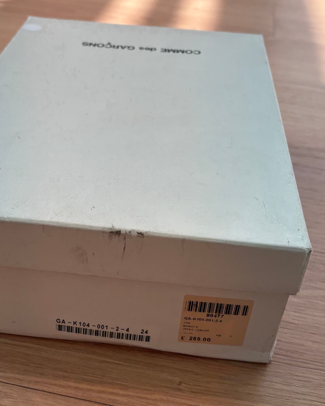 꼼데가르송 클로그 240 상품이미지6