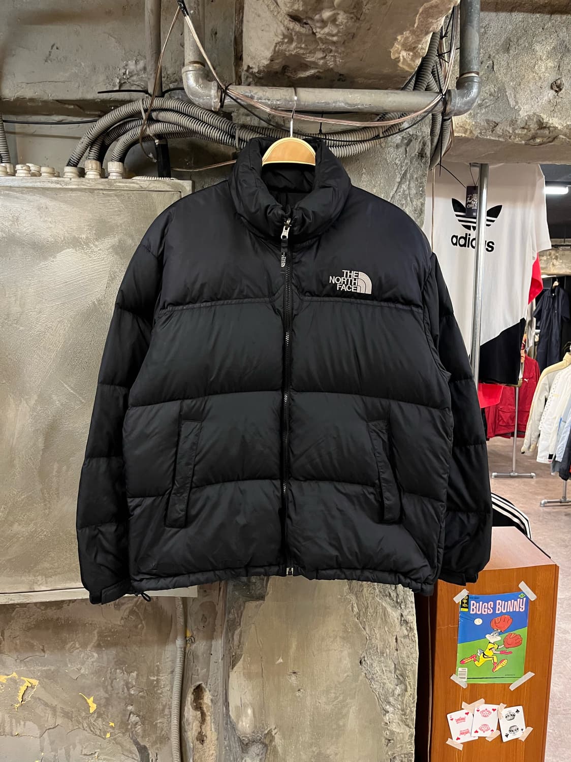 노스페이스 눕시 700 다운 패딩 블랙 L #csz1776 상품이미지1