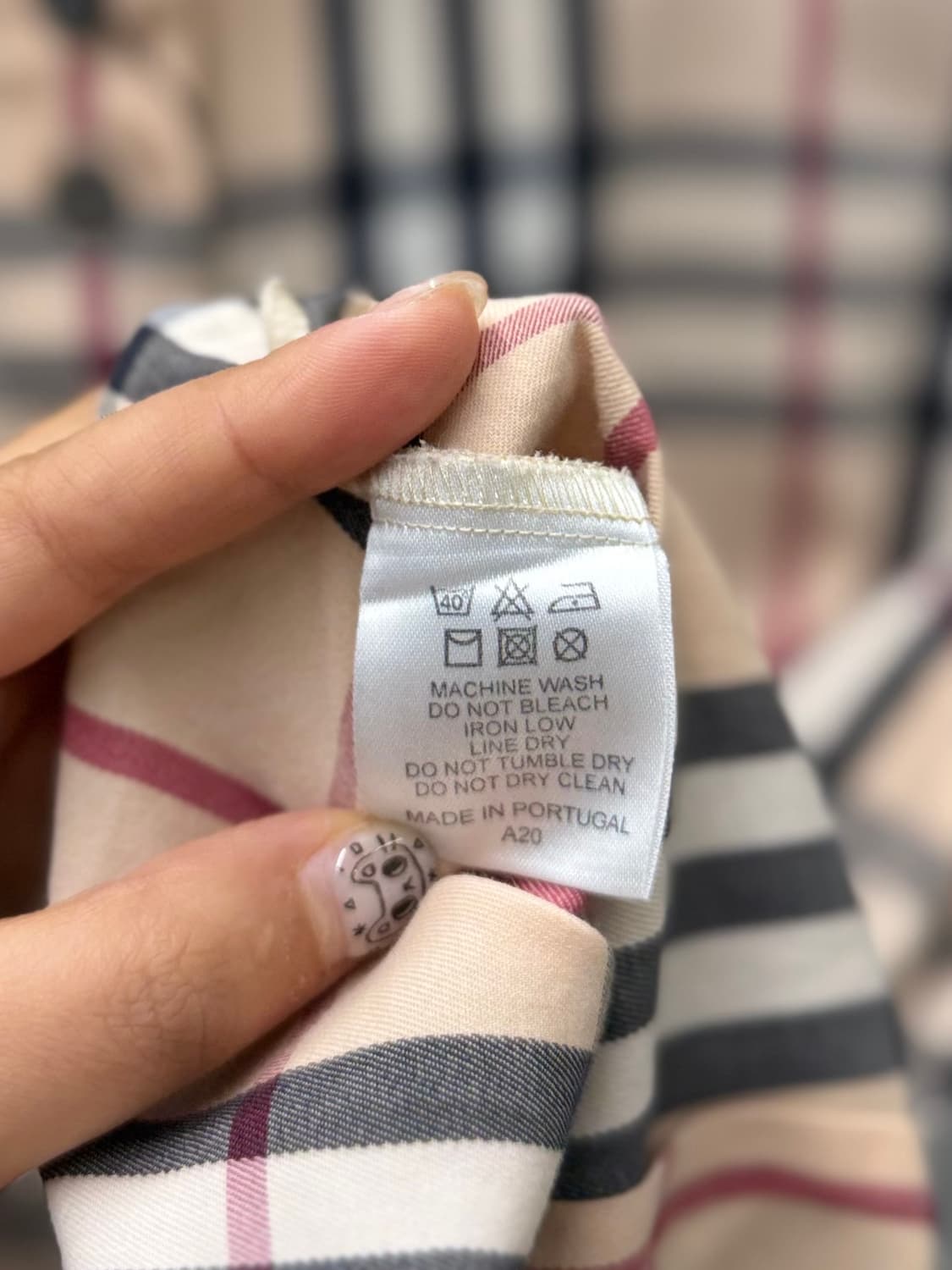 Burberry 버버리 노바체크 퍼프디테일 반소매 블라우스 상품이미지6