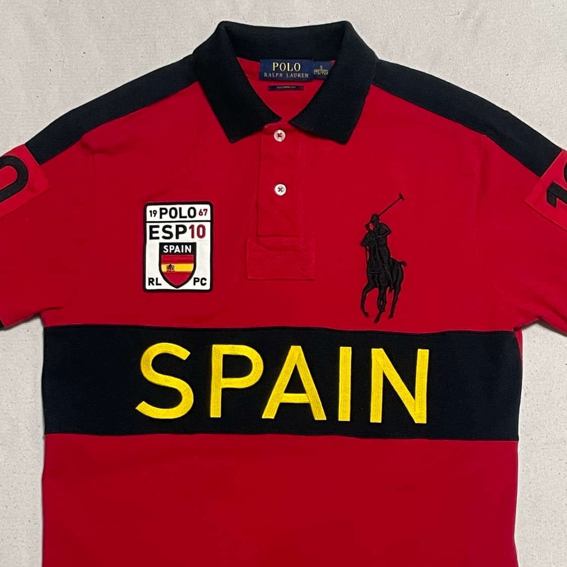 S 폴로랄프로렌 치프키프 스페인 카라 반팔 티셔츠 상품이미지1