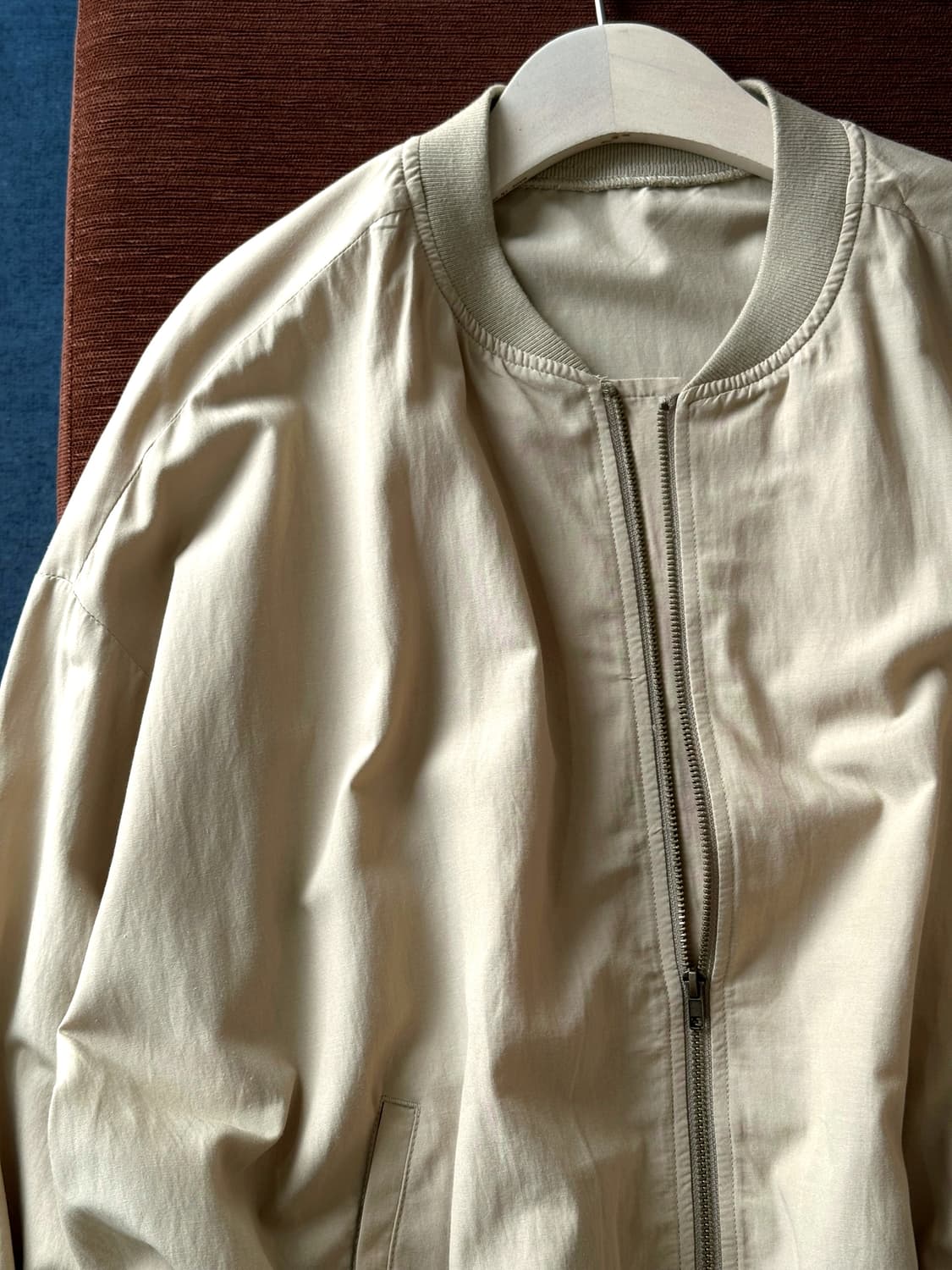 Super high gauge fabric MA-1 over jacket 상품이미지6