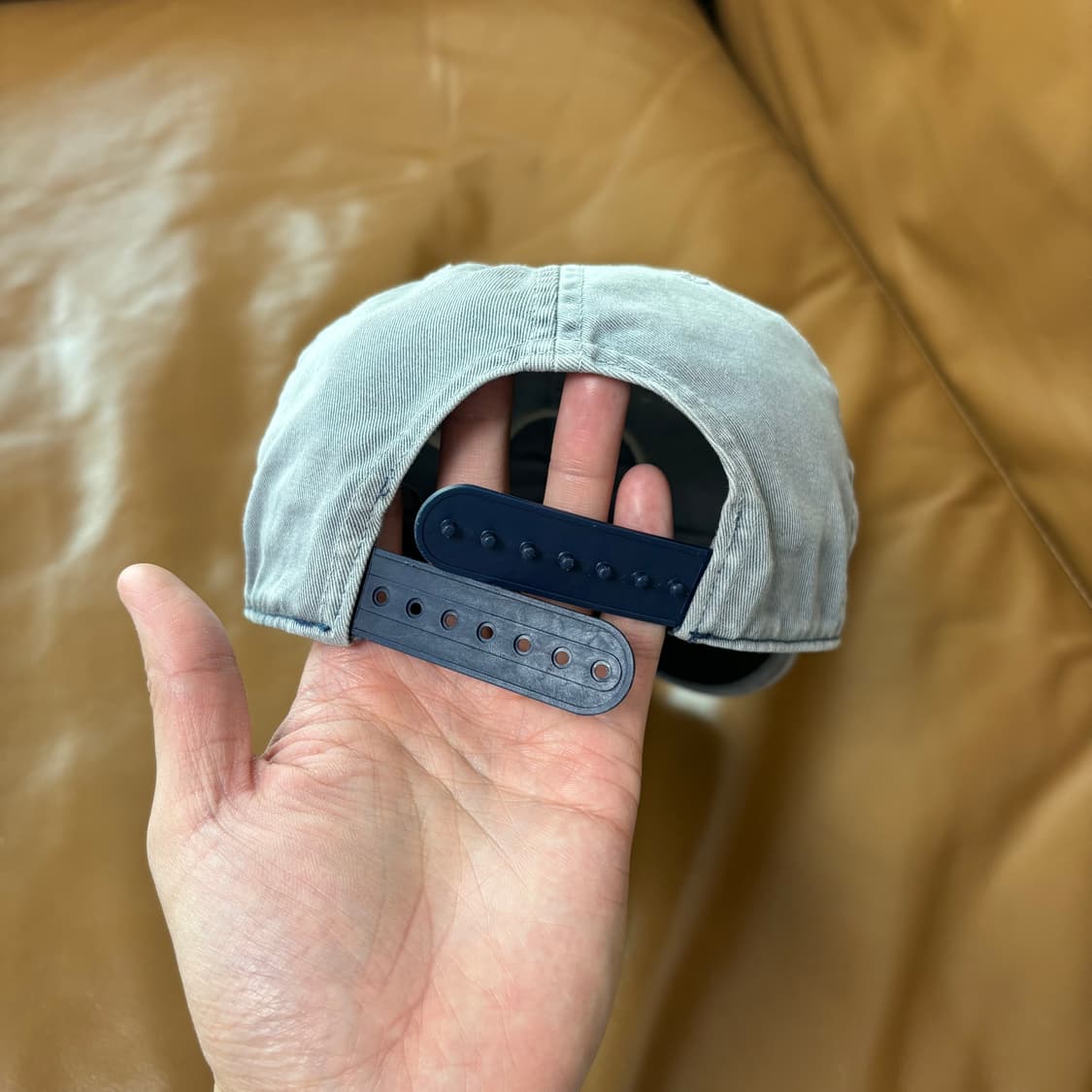 RRL 더블알엘 랄프로렌 폴로 윙로고 6패널 볼캡 모자 미드나잇 블루 상품이미지7