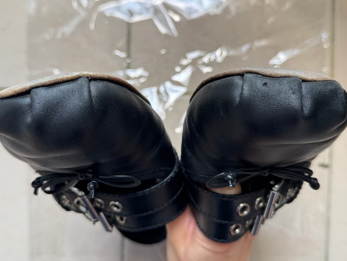 MiuMiu 미우미우 발레플랫 블랙 38size 상품이미지3