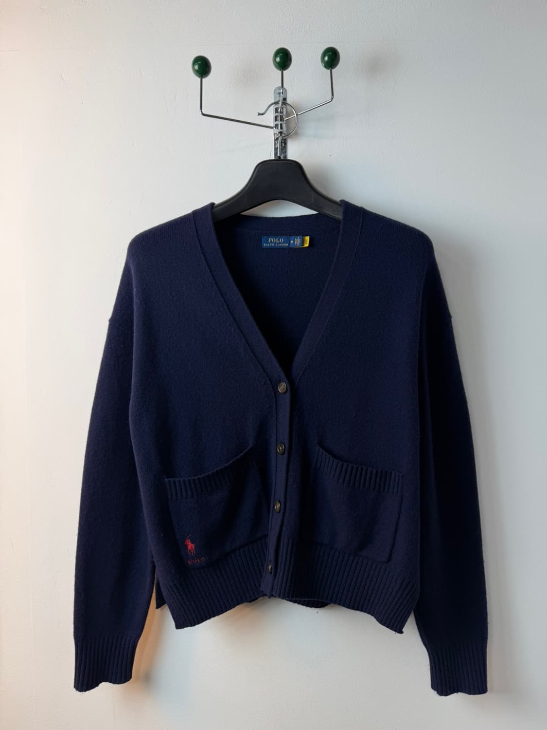 폴로 랄프로렌 포니 로고 울 캐시미어 가디건 상품이미지2