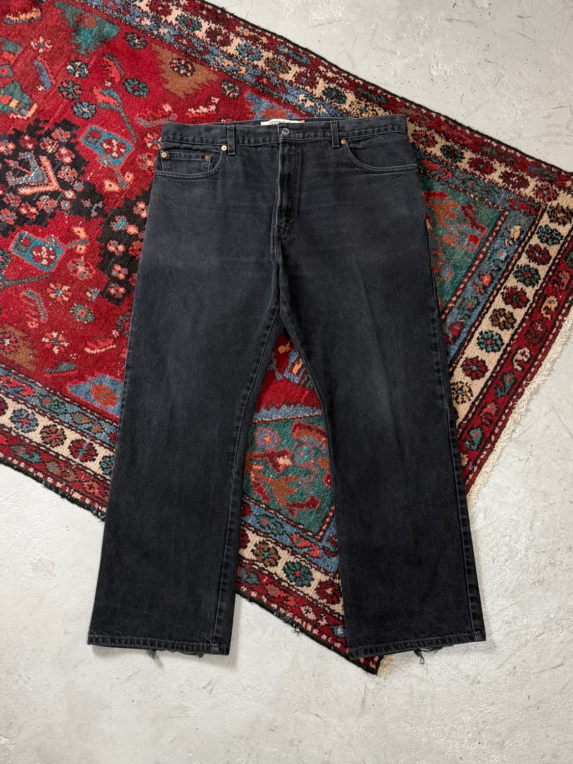 00's 빈티지 리바이스 517 블랙 부츠컷 플레어진 상품이미지1