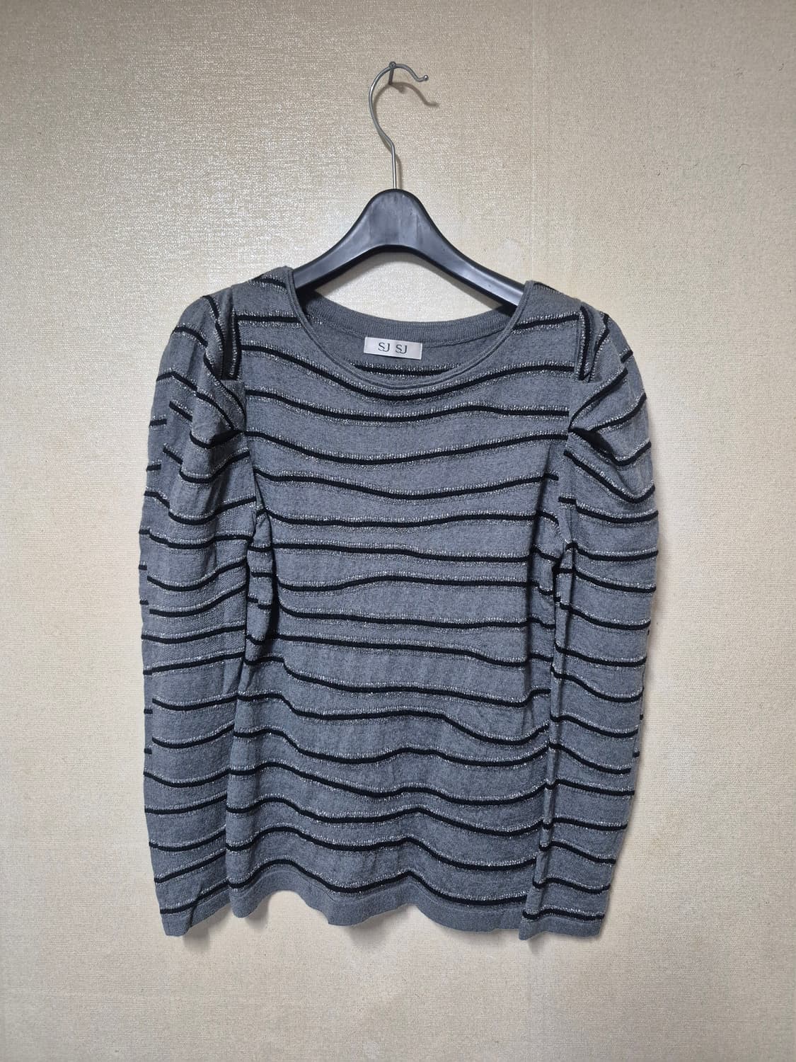 Sjsj 어깨셔링 펄사 니트 상품이미지1