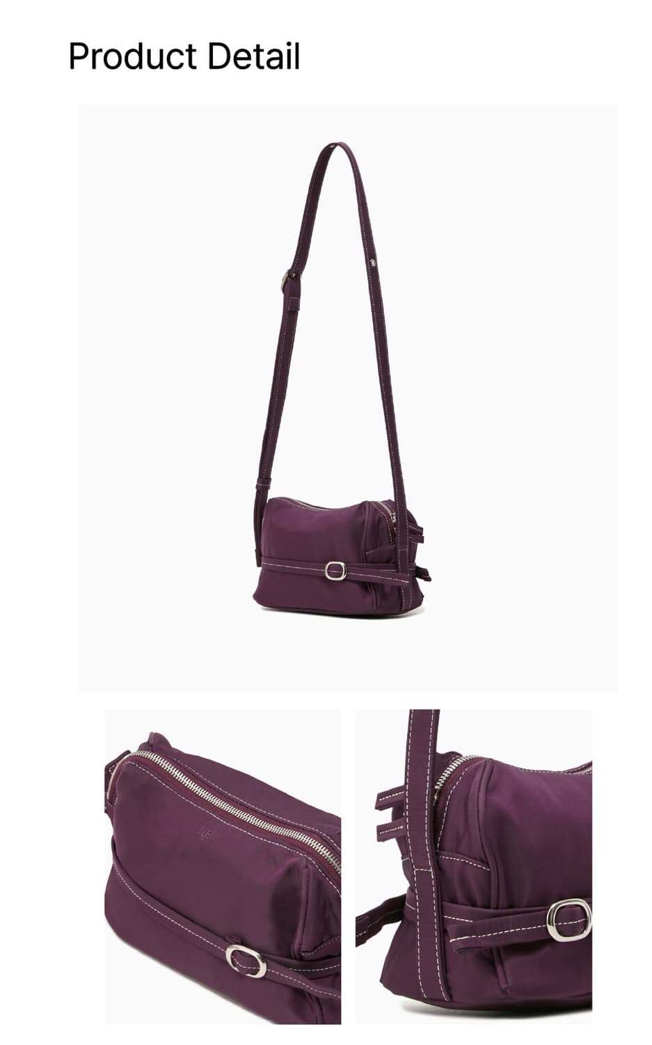 혜키 POTY MINI CROSS BAG / PURPLE 상품이미지5