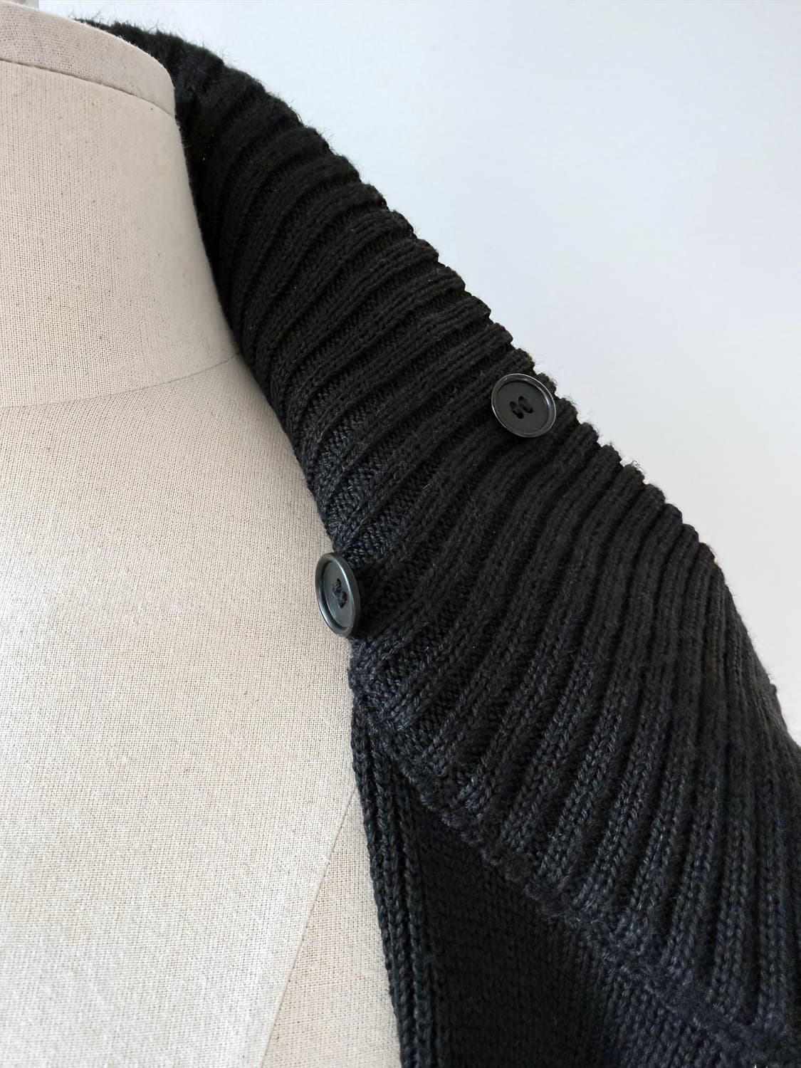 Vneck 메리노울 집업 니트 자켓 상품이미지7