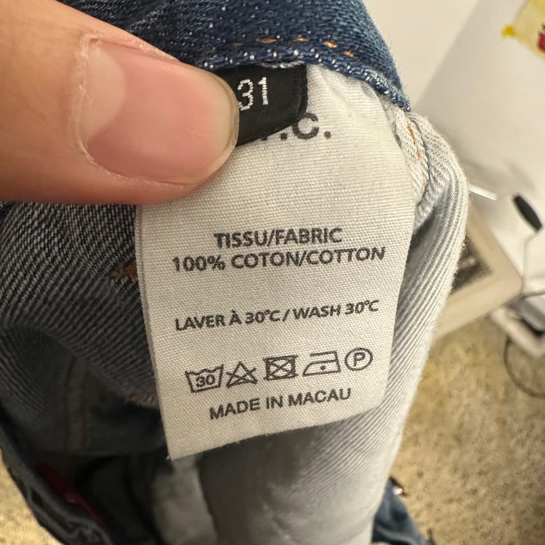 아페쎄 x 칸예 데님진 상품이미지7