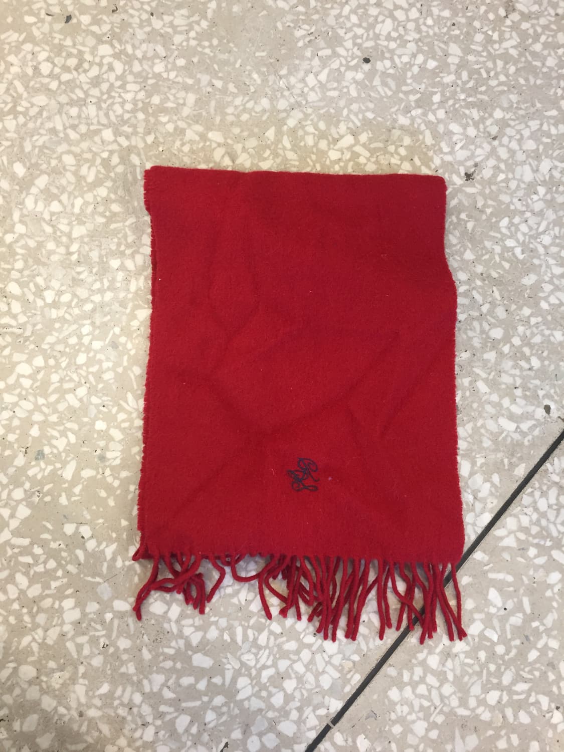 Polo Ralph Lauren Wool Fringe Scarf  상품이미지3