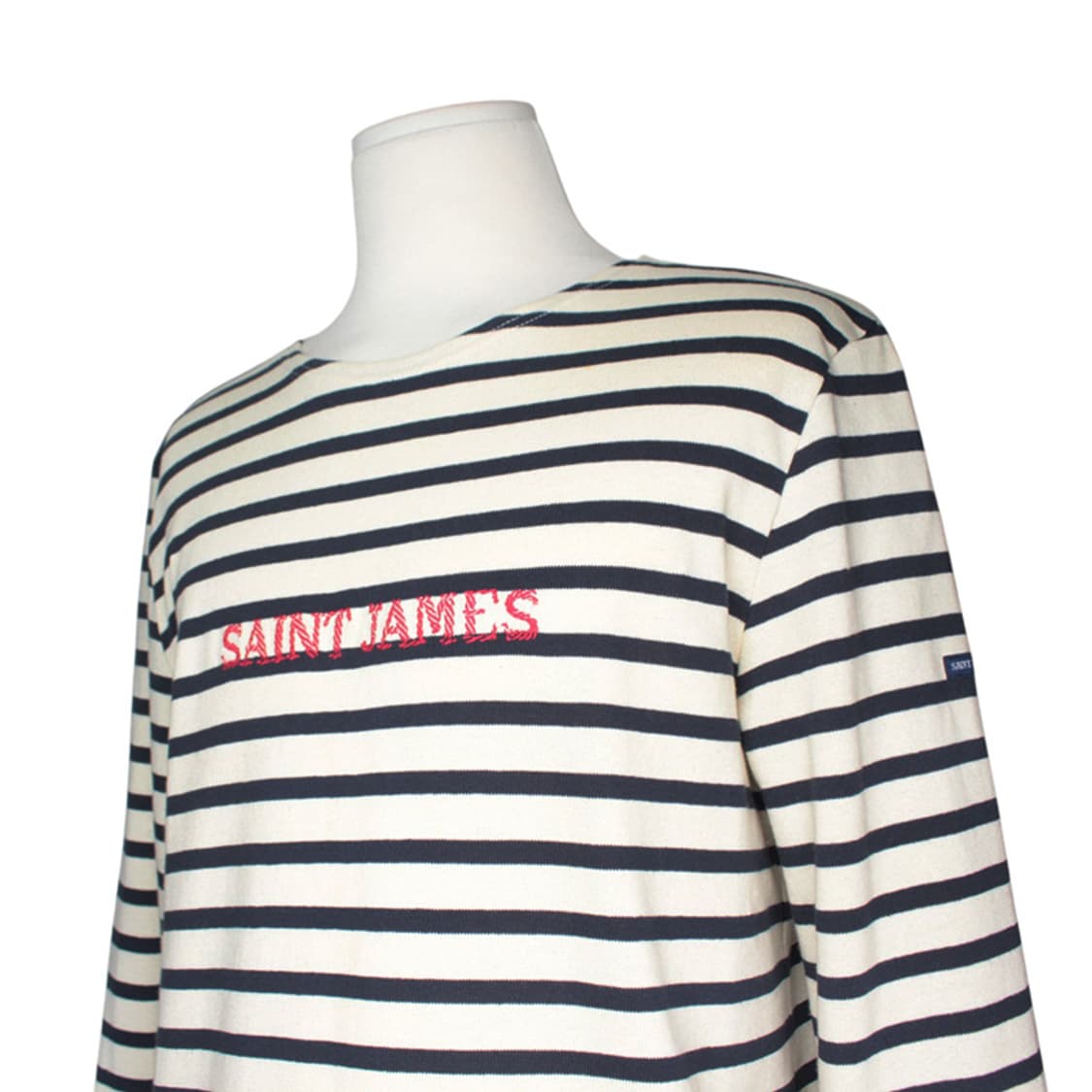 세인트제임스 미드나잇블루 스트라이프 남성 긴팔 니트 상의 100 상품이미지4
