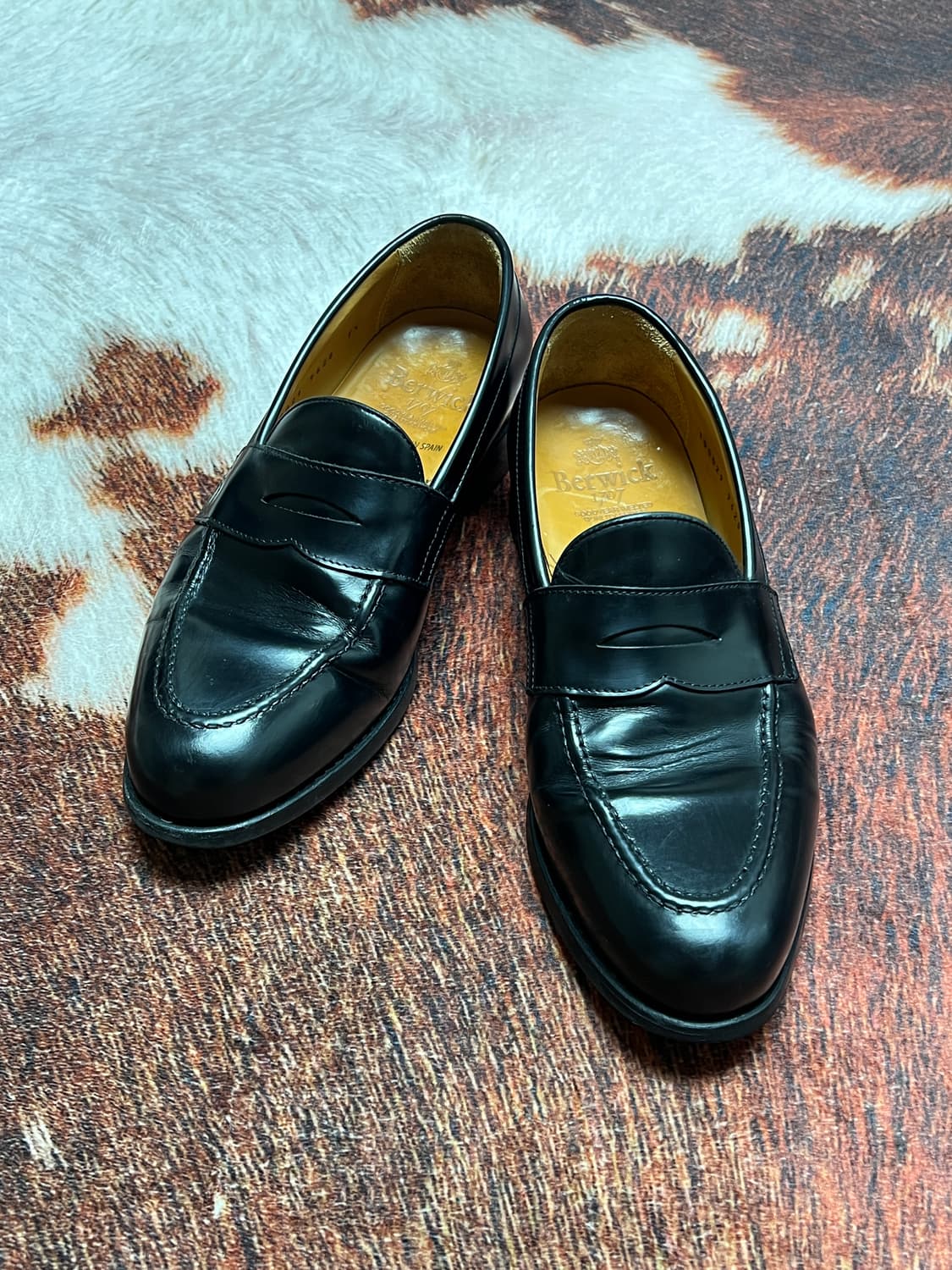 [7.5]버윅 9628 블랙 페니로퍼 상품이미지1