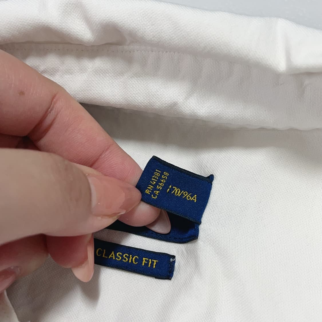 [정품] 폴로 화이트 / 멀티포니 솔리드 셔츠 [ 8 ] 상품이미지5