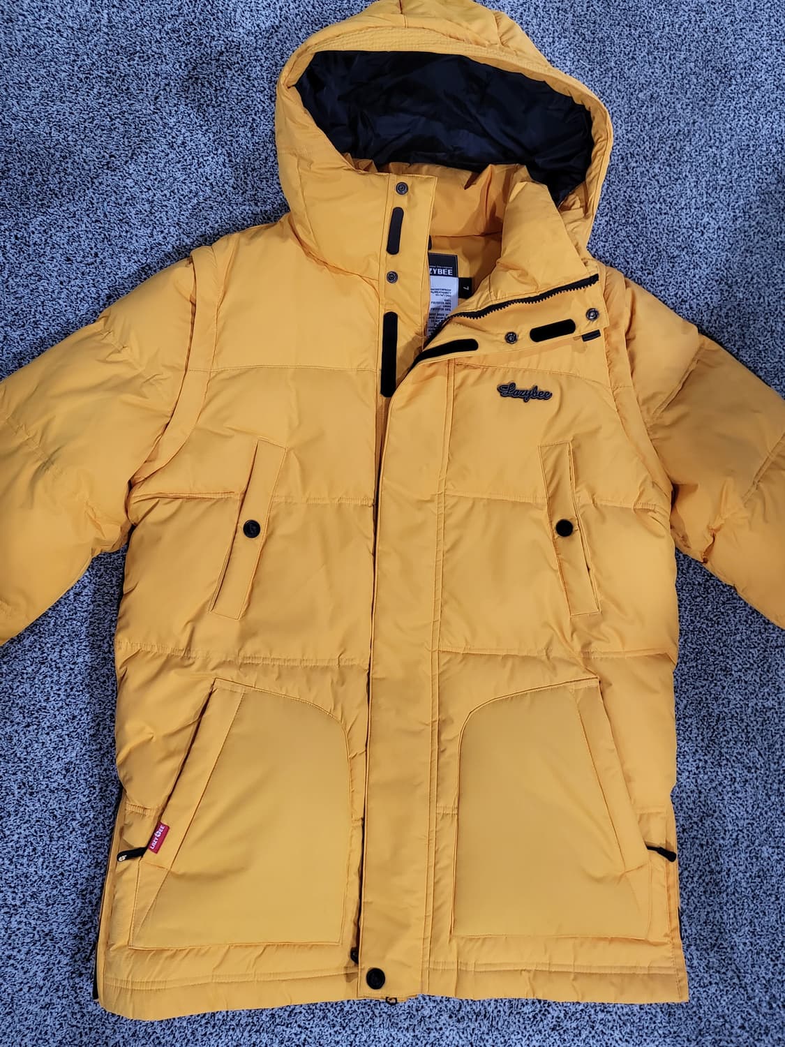 레이지비(LAZYBEE) 옐로우 보드복 자켓 상품이미지1