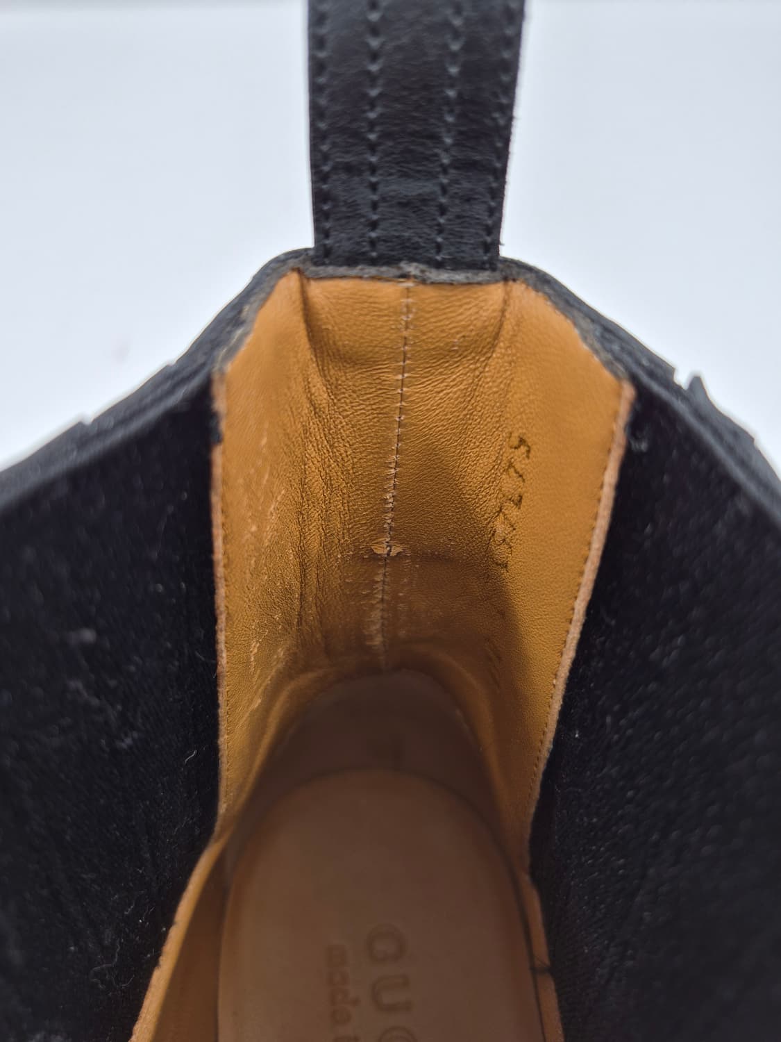 구찌 블랙 레더 첼시 부츠 상품이미지8