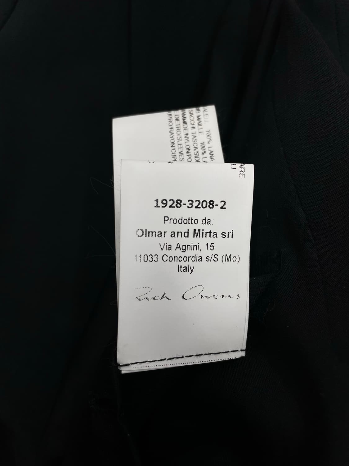 Rick Owens SS14 one-button blazer (L) 상품이미지6