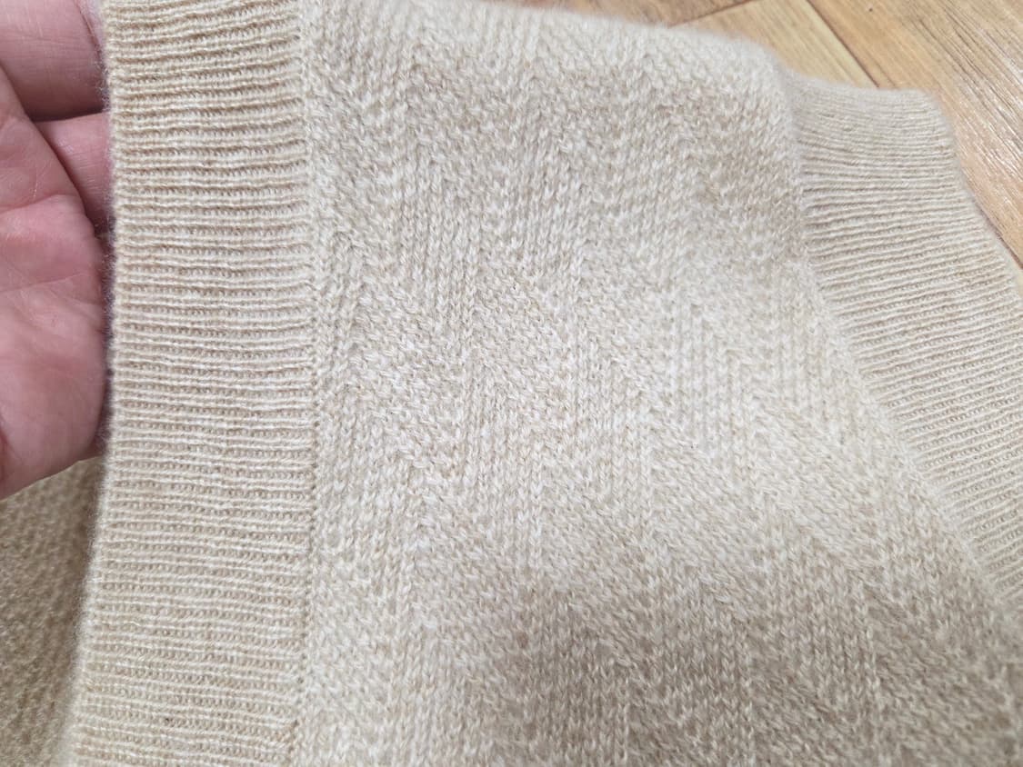 쏘니세이(SSONYSAY) 캐시미어 베스트니트 55-66 상품이미지3