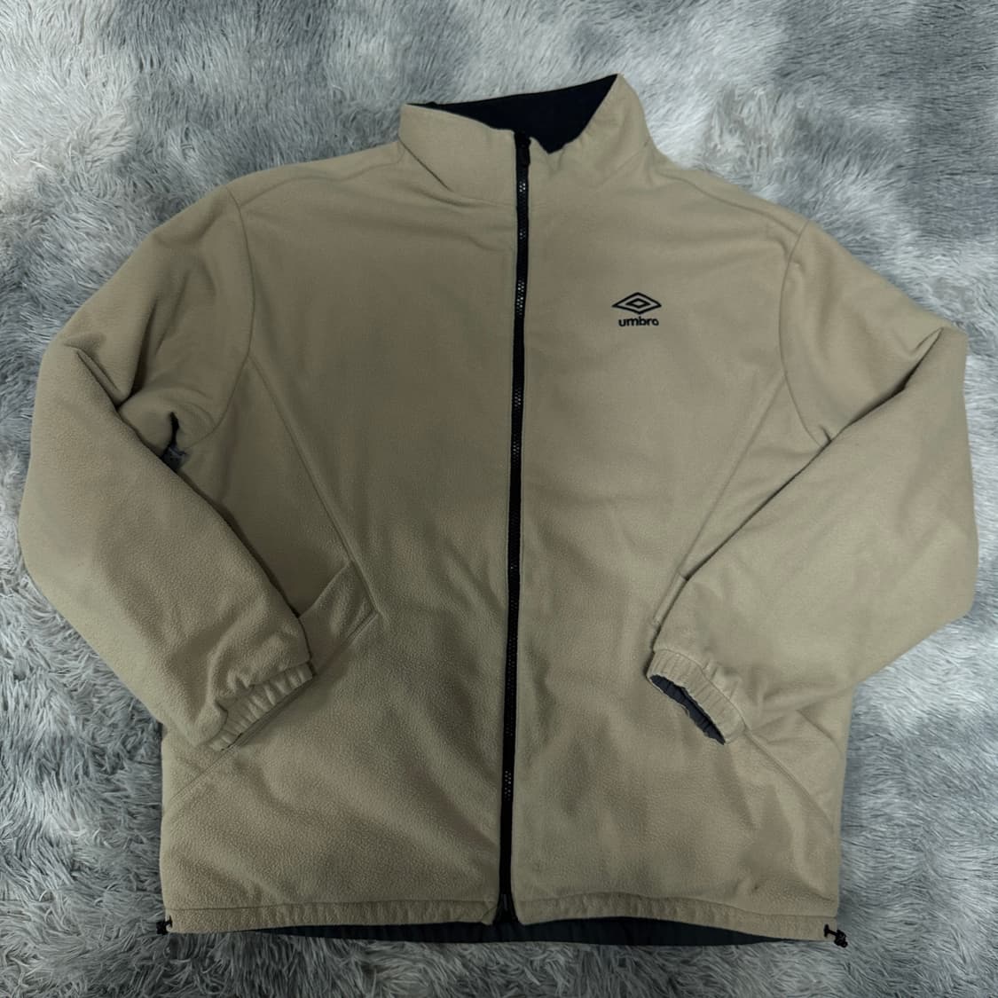 엄브로 컬러블록 리버시블 후리스 집업 L사이즈  상품이미지7