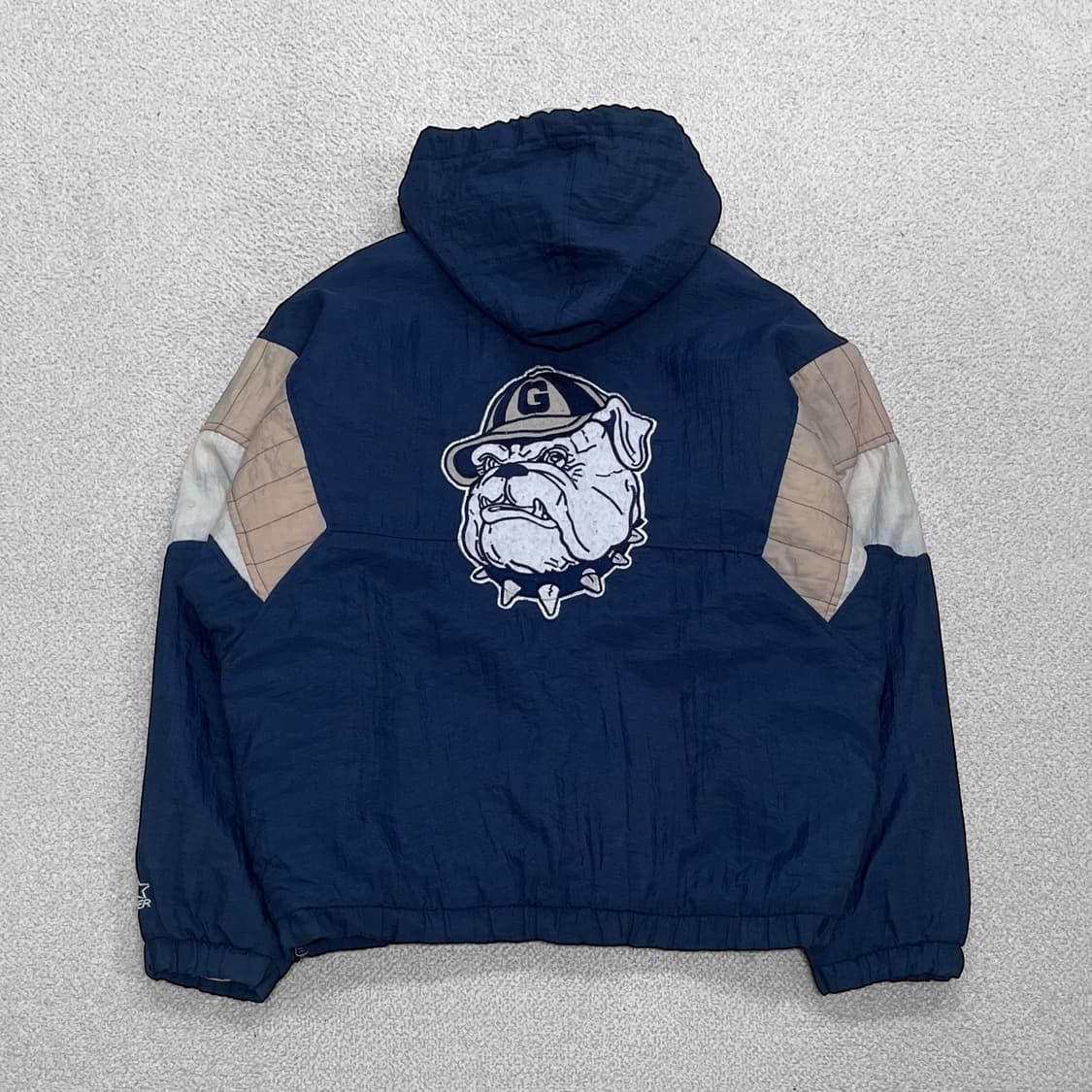 스타터 Starter 90s 올드스쿨 조지타운 불독 아노락 점퍼  상품이미지1