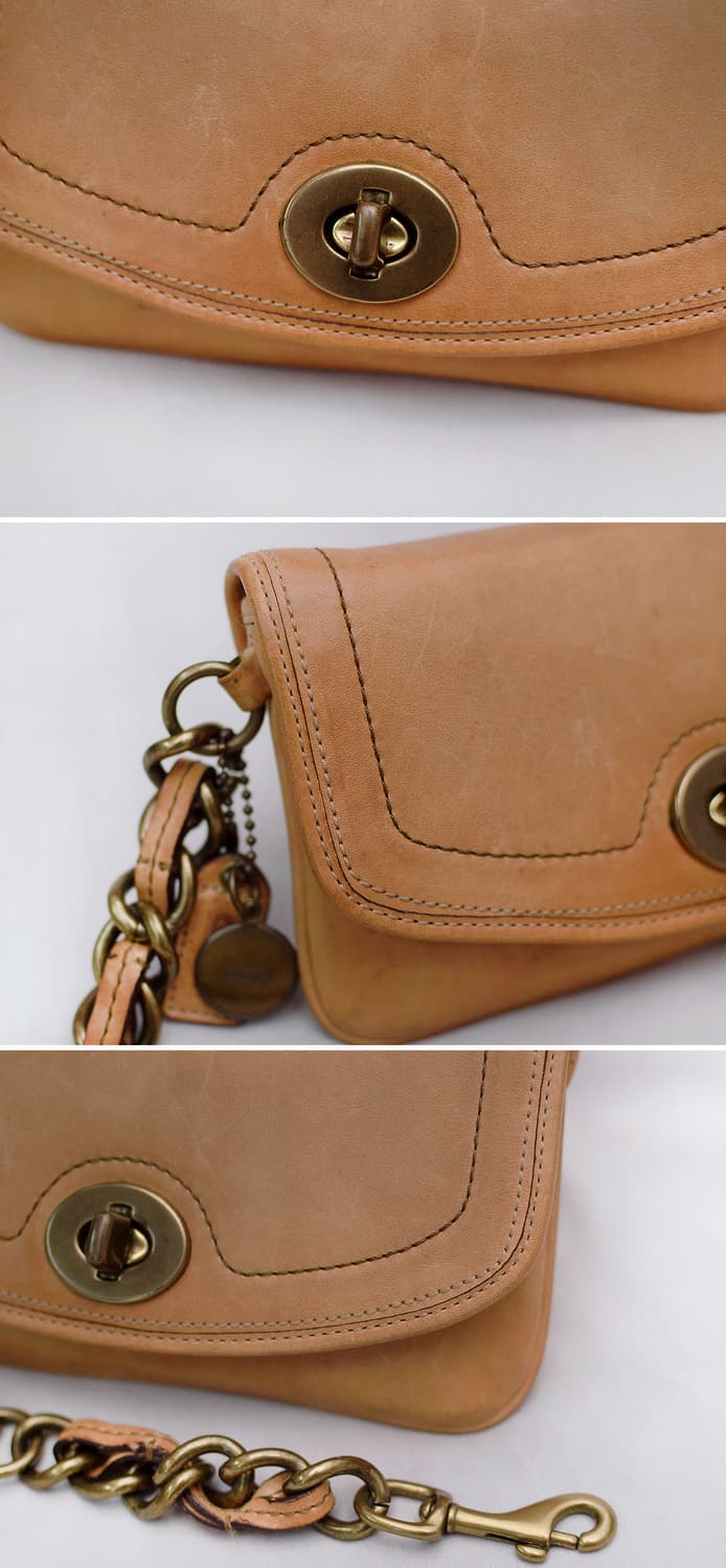 코치 (COACH) 클래식 레거시 글러브레더 체인 미니 클러치.핸들백 상품이미지7