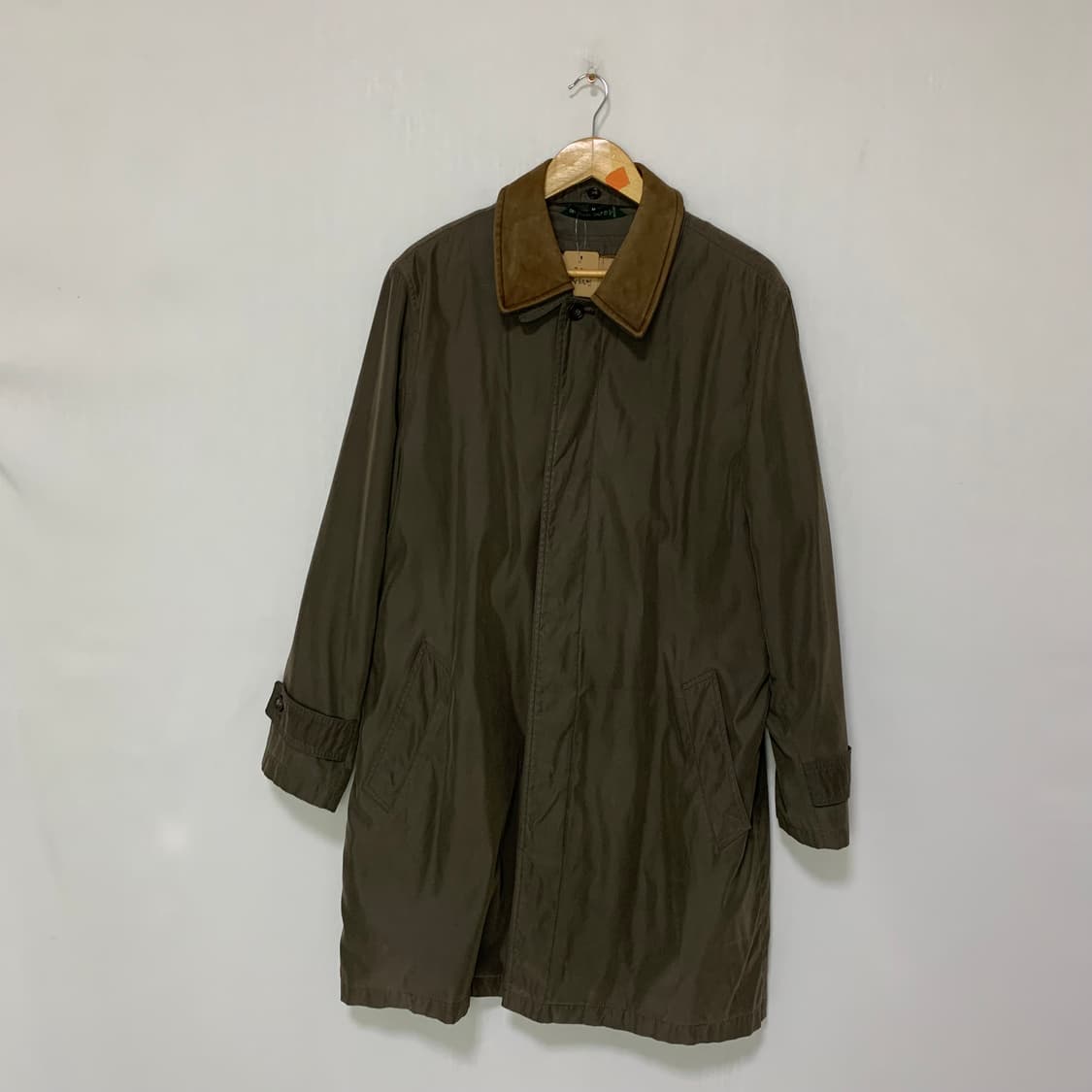 로렌랄프로렌 폴로 여성 빈티지 카키 트렌치 롱 코트 M 상품이미지1
