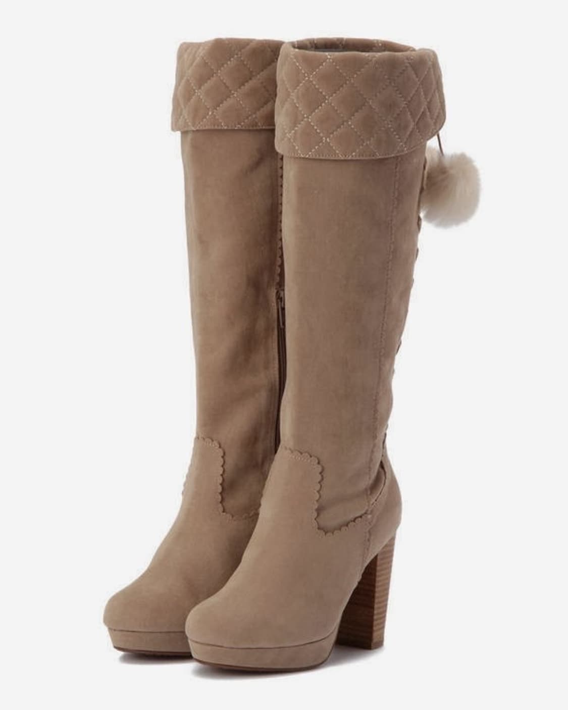 (교환) 리즈리사 라떼갸루 폼폼이 니하이부츠 롱부츠 L 상품이미지2