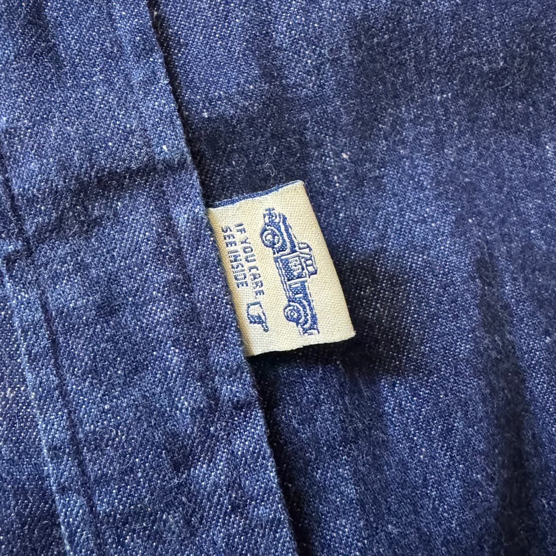 [M~L] RRL 더블알엘 웨스턴 셀비지 데님 셔츠 상품이미지6