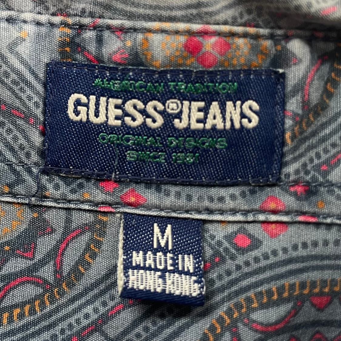 Guess  게스 90,s 페이즐리 포켓 셔츠 상품이미지5