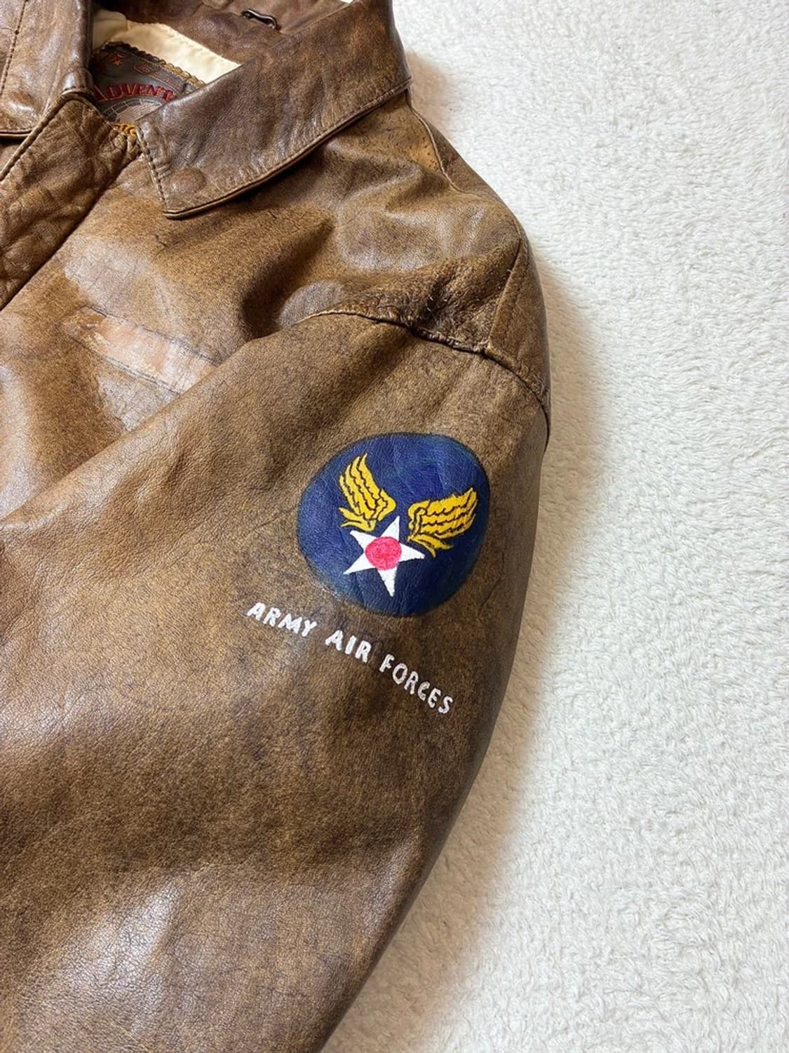 어드벤처 바운드 00's A-2 양가죽 봄버 자켓 PN7329 상품이미지3