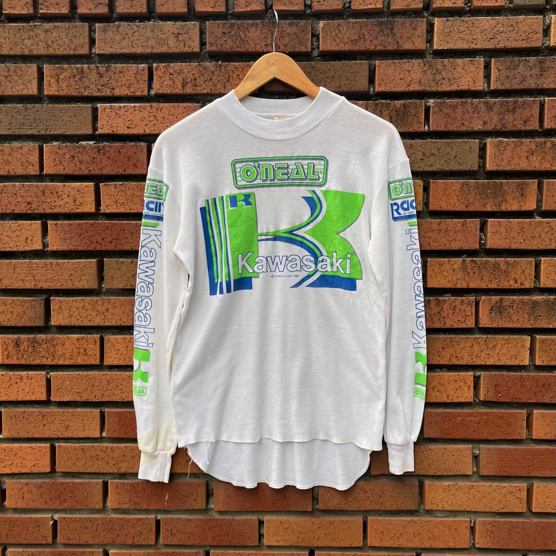80s 가와사키 모토크로스 져지 (95) 상품이미지1