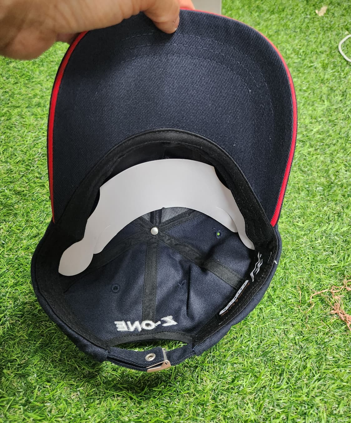Z-ONE 프리미엄 골프캡 ⛳ 네이비 레드 스포티 무드
 상품이미지7