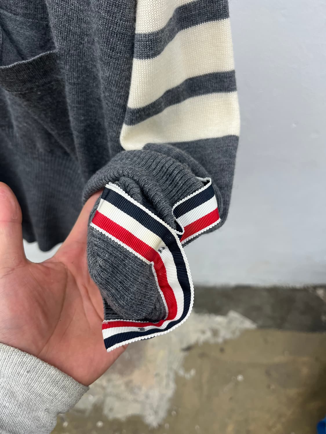 XL) THOM BROWN OVERSIZE CARDIGAN 상품이미지4