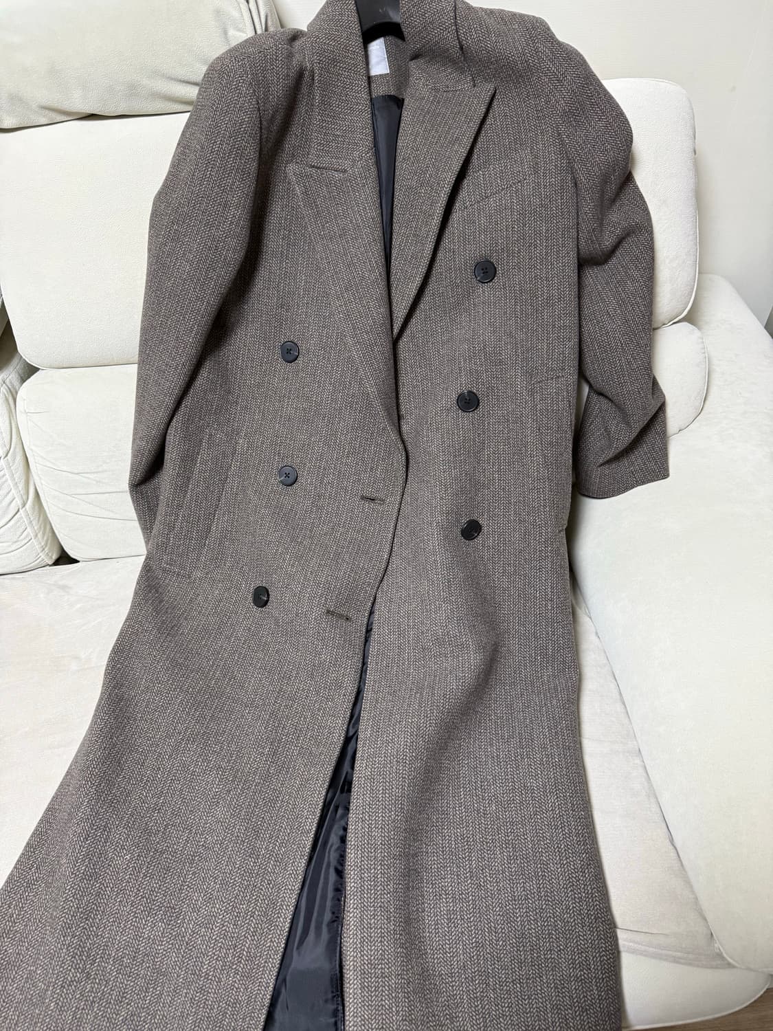 8seconds 헤링본 롱코트  상품이미지3