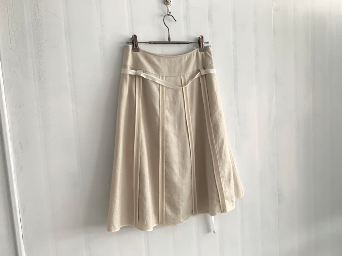 Light Beige Midi Skirt 상품이미지9