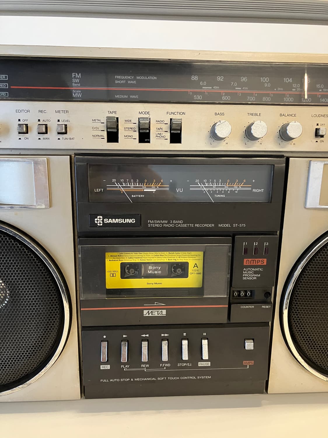 삼성 빈티지 카세트 붐박스 st 575 상품이미지7