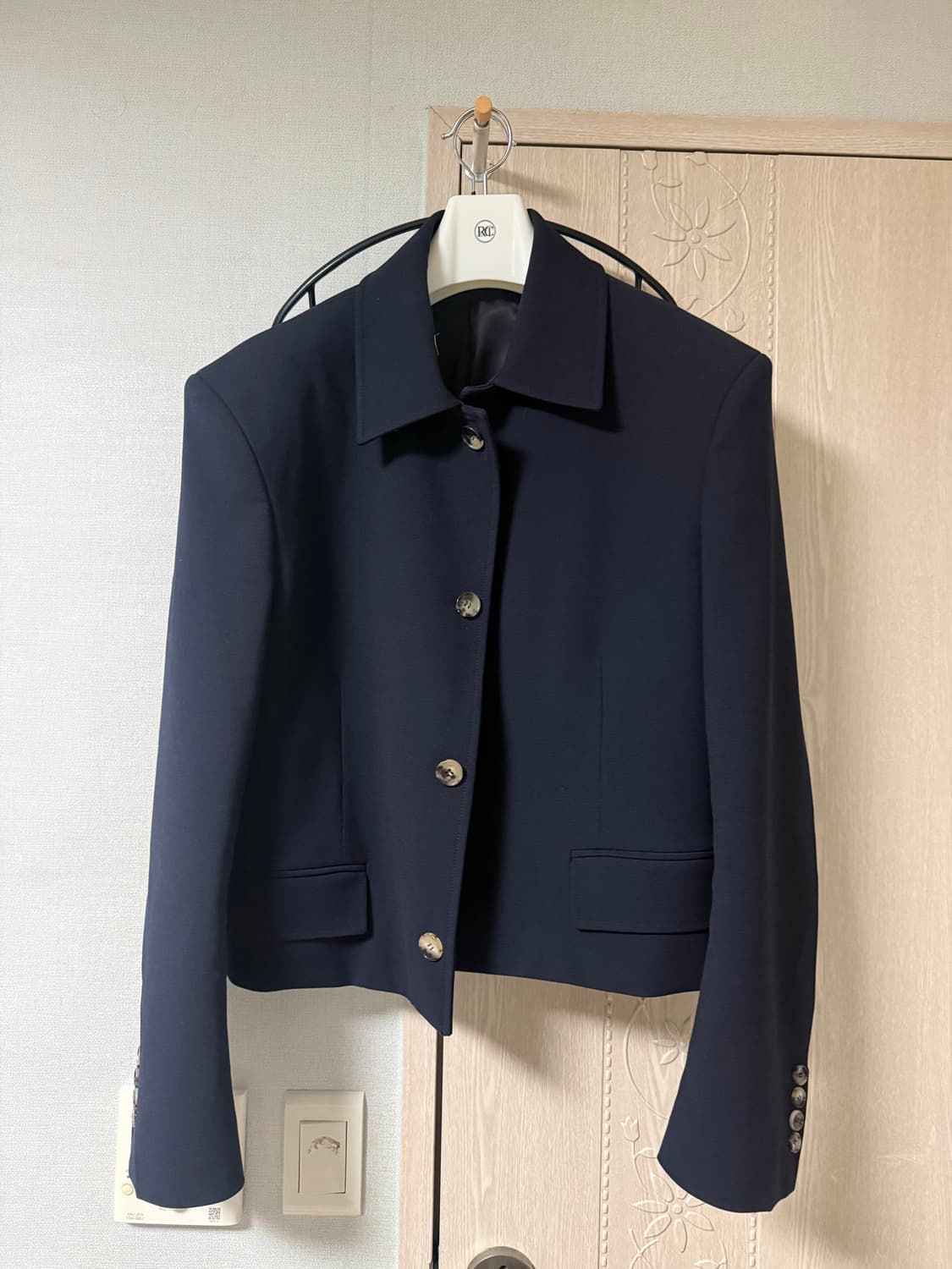 렉토 울블렌디드 숏 자켓 L 상품이미지1