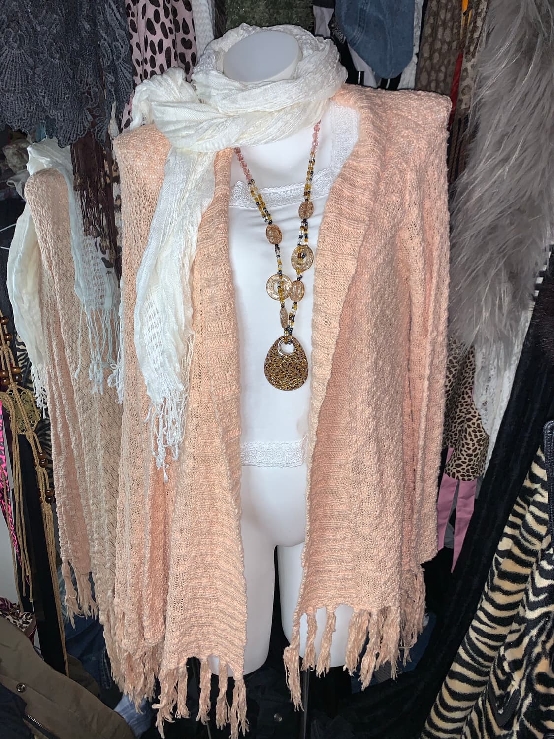 나나 하치st 보헤미안 모리걸 코랄 가디건 상품이미지1