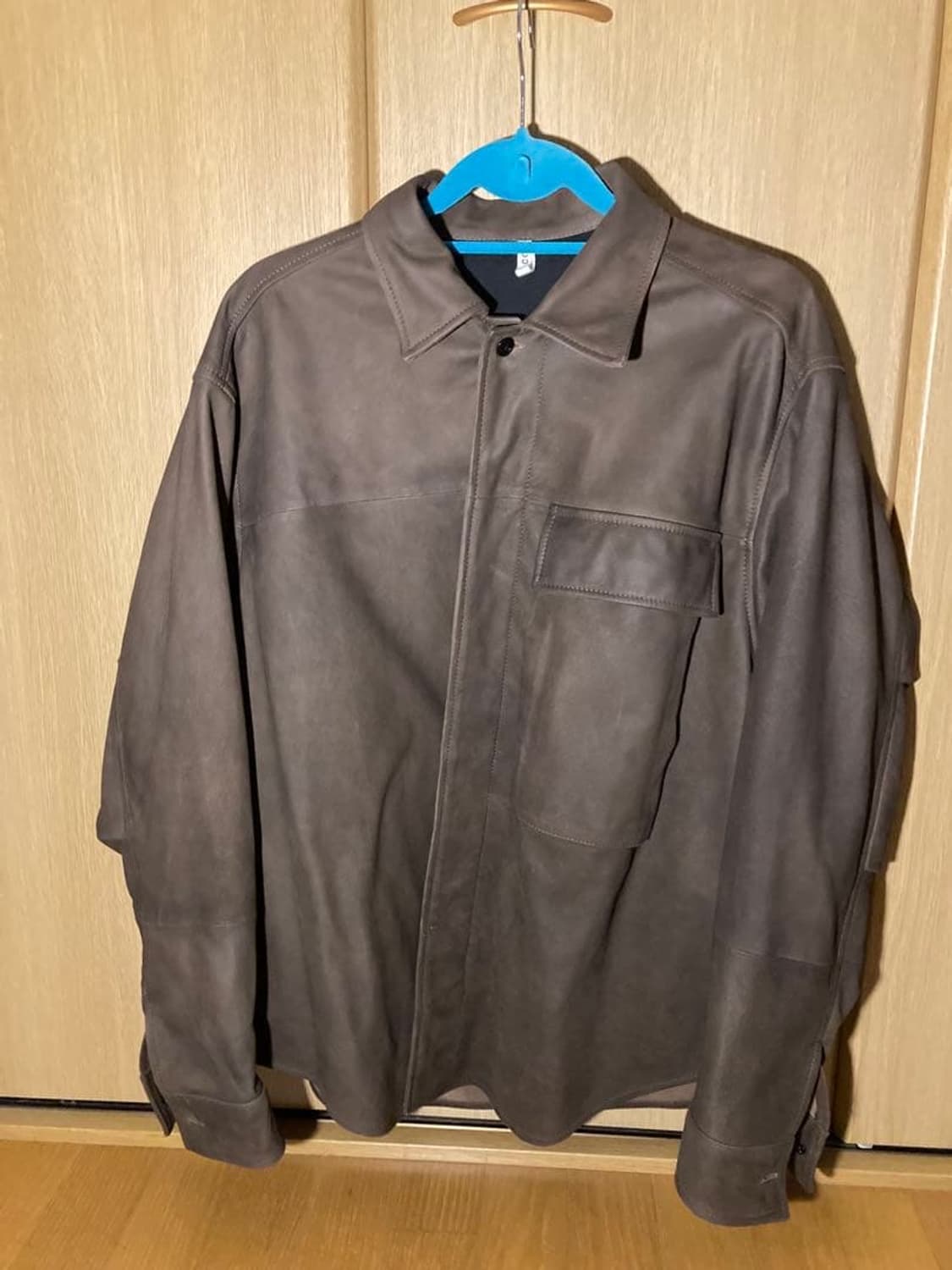 (2) ccu leather 레더 누벅 가죽자켓 상품이미지1