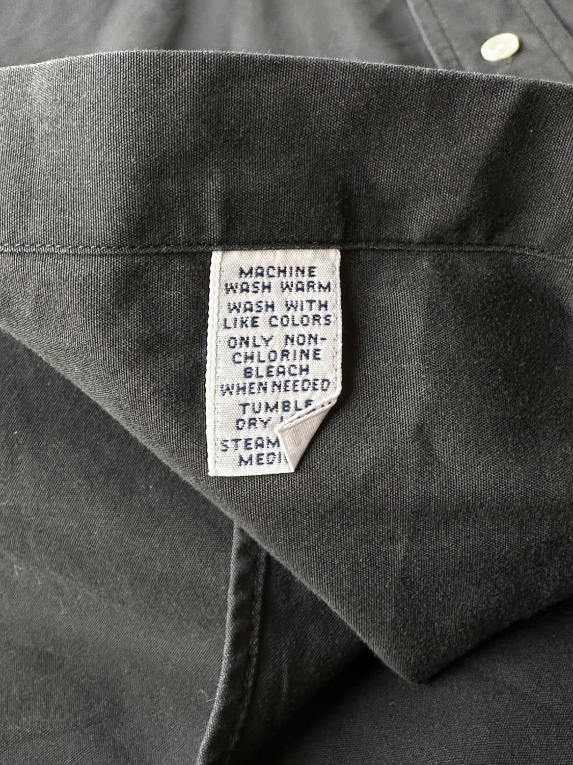 폴로 랄프로렌 블레이크 포플린 셔츠 블랙 L 상품이미지5