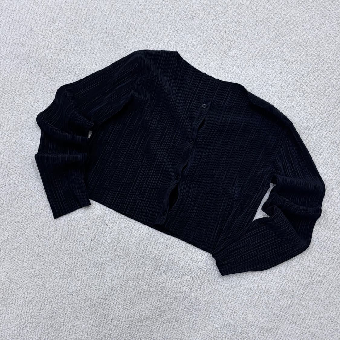 실측확인 로우로우 여성 플리츠 가디건 0529Y 상품이미지1