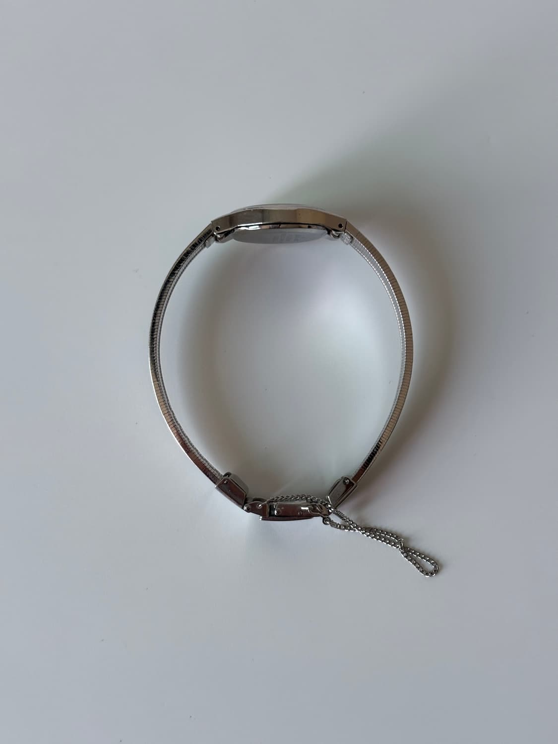 1980s Texture Oval Bracelet Ladies Quart 상품이미지5