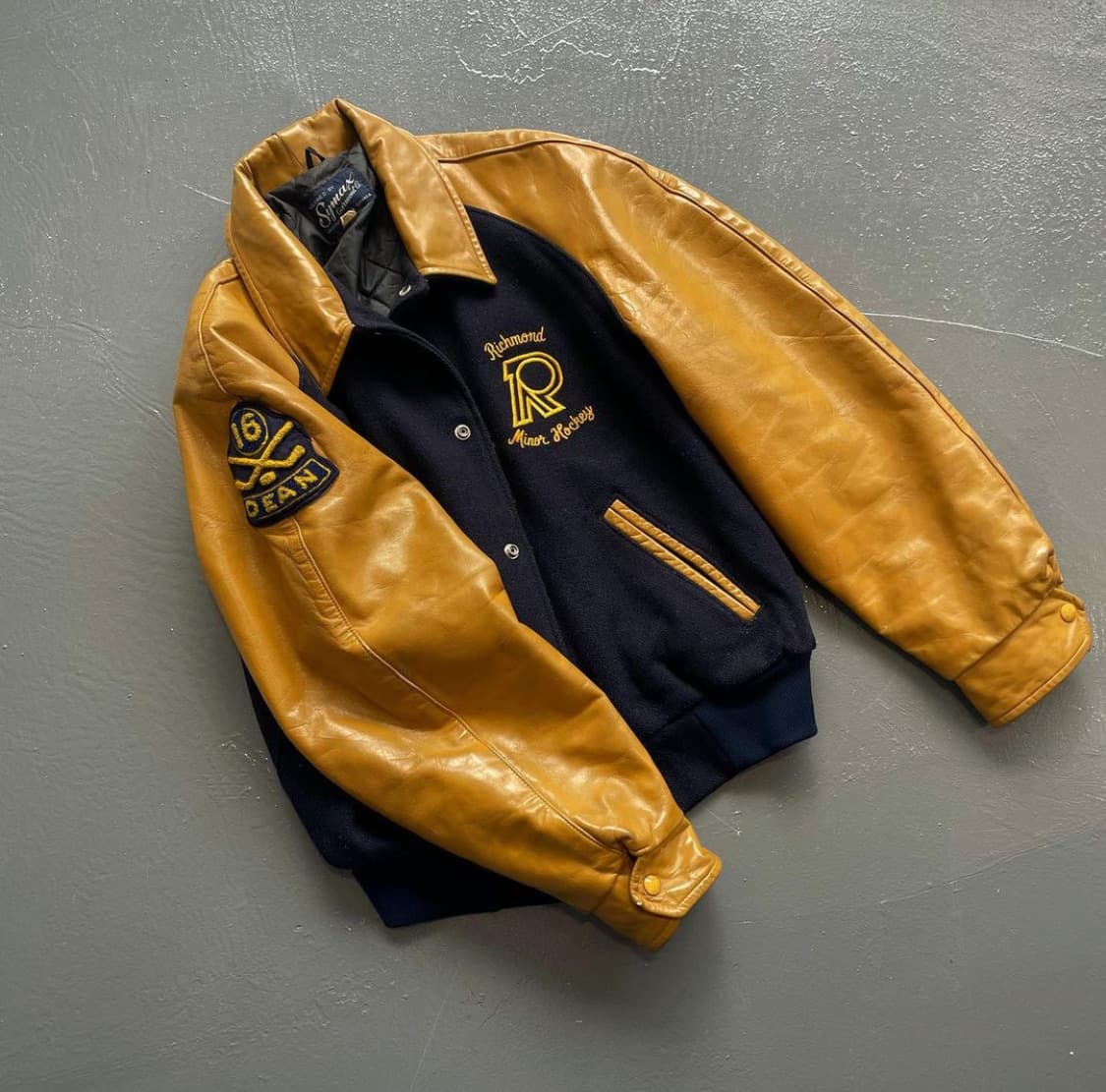 80s 빈티지 바시티 자켓 상품이미지5