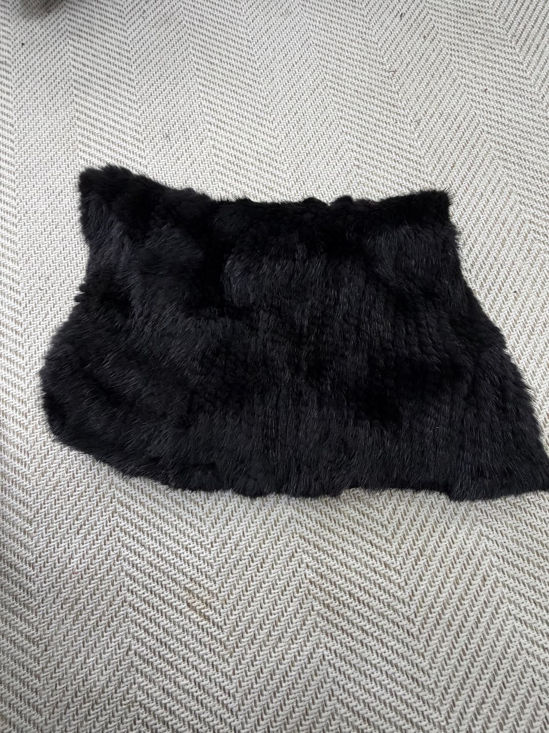 정품) Klever by Jindo 진도 블랙 밍크 머플러 워머 상품이미지4