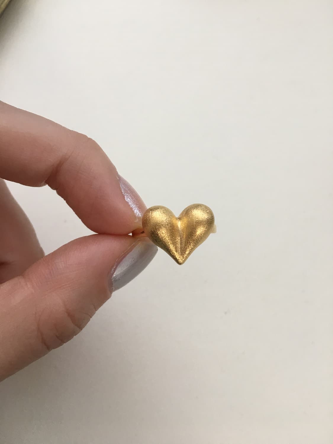 925 하트무광반지 상품이미지2