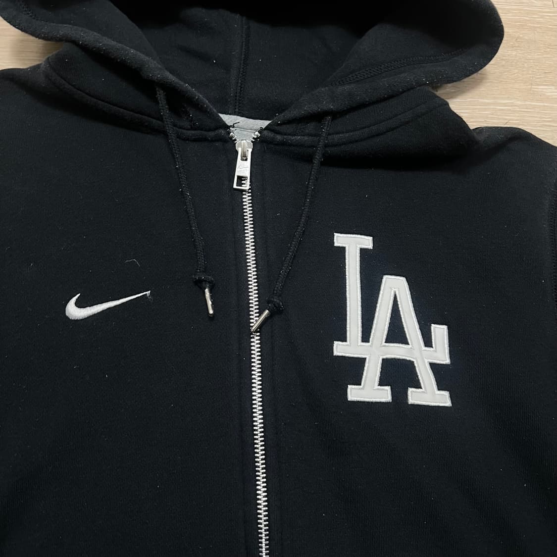 나이키 LA 다저스 로고 후드 집업 자켓 [블랙] M/95 상품이미지4