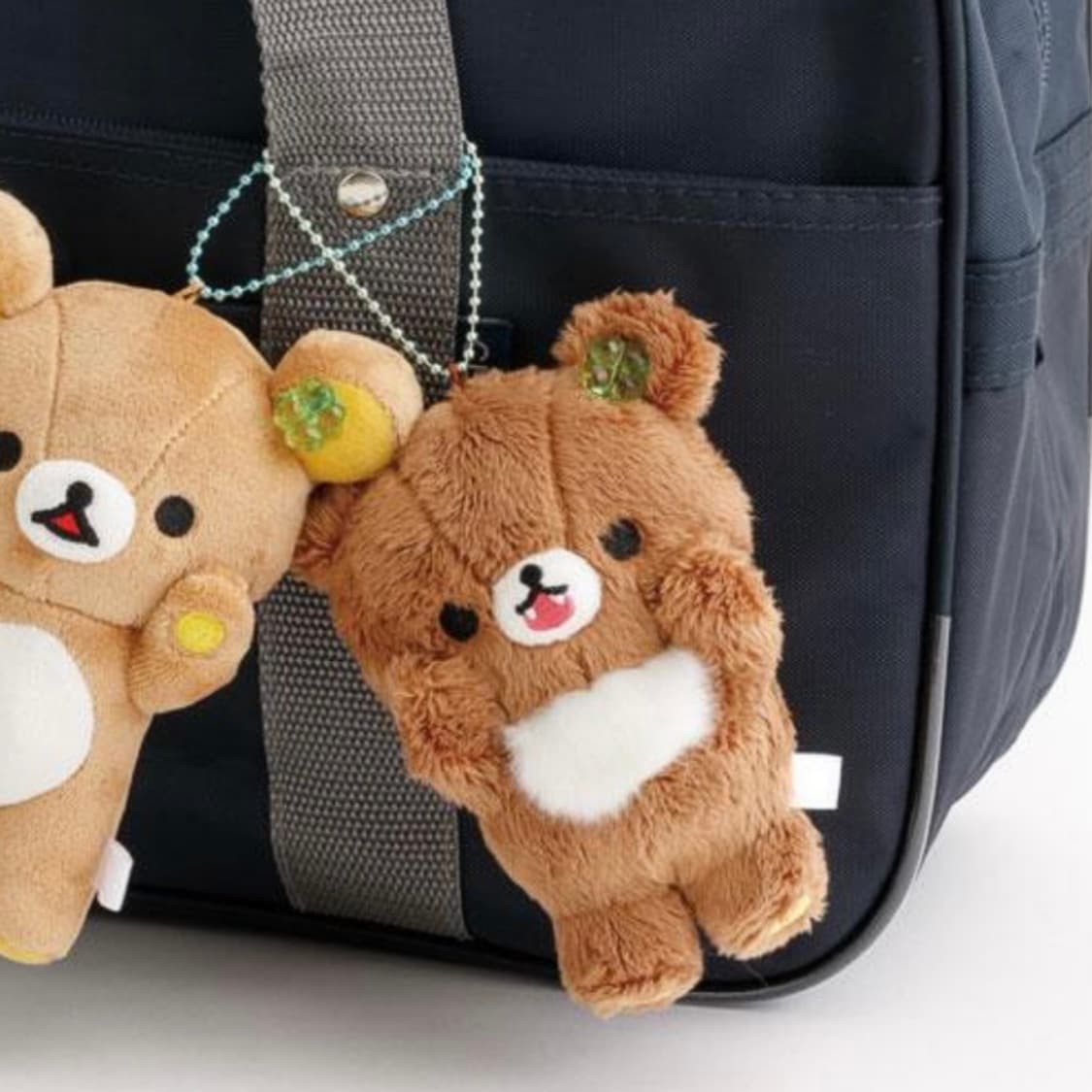 산엑스 차이로이코구마 클로버 마스코트 키링 상품이미지3