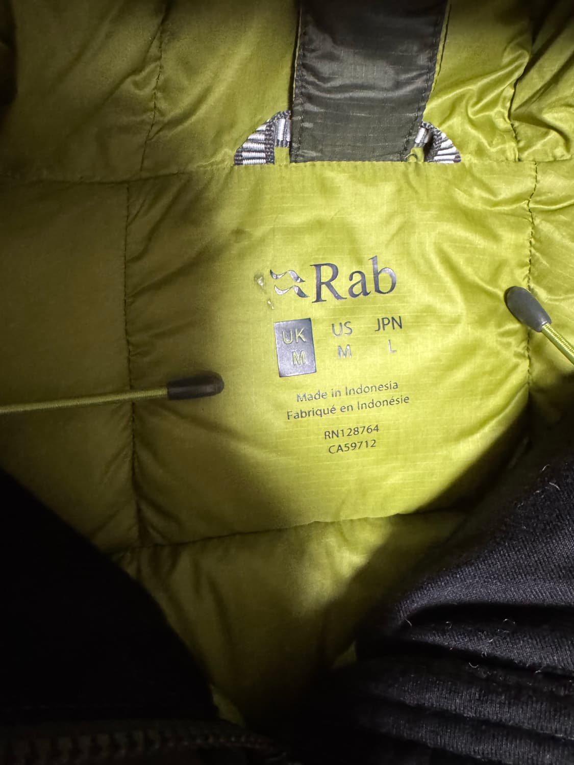 Rab 뉴트리노 프로 그린 패딩 m 상품이미지6