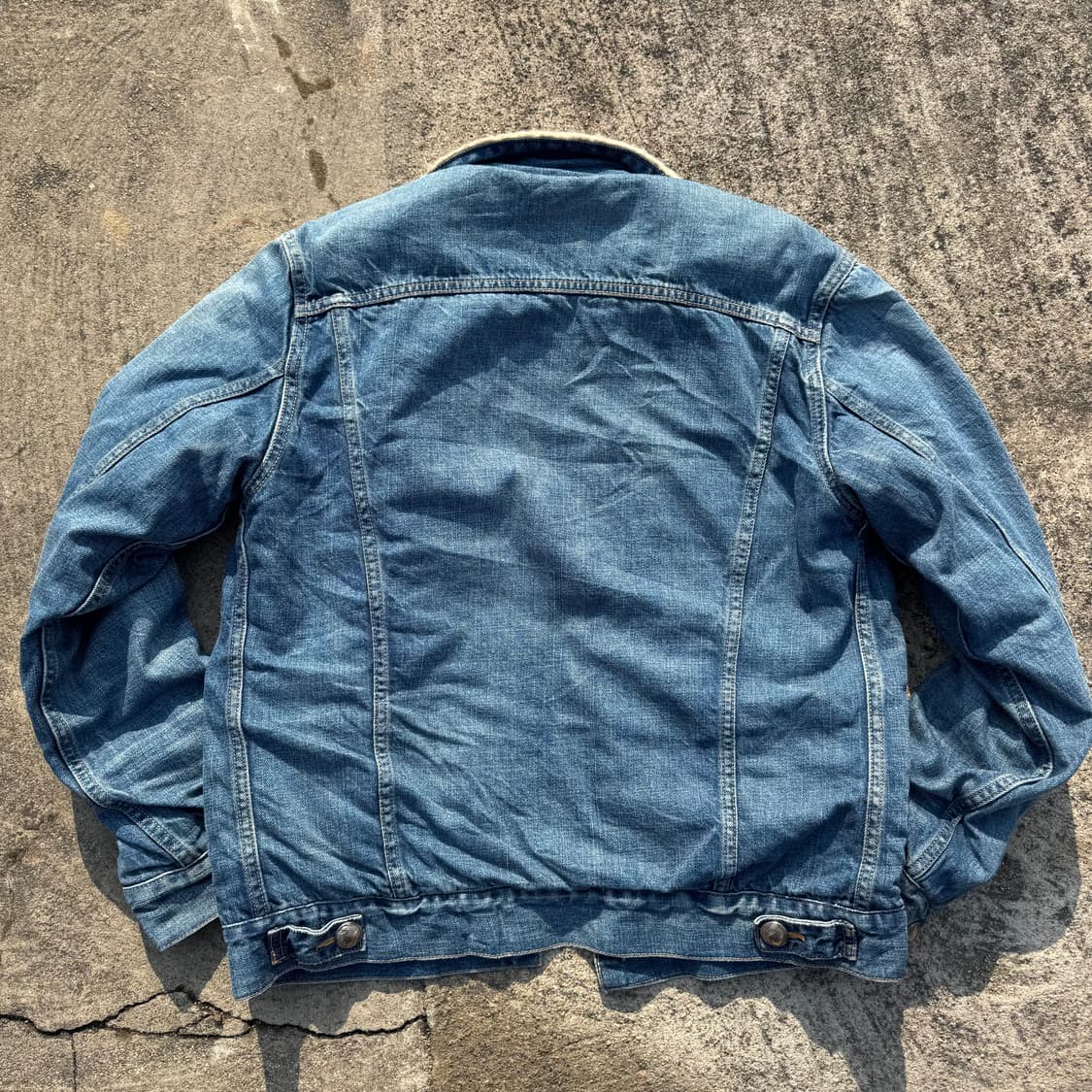 [M] Remi Relief 레미릴리프 쉐르파 데님 자켓 상품이미지3